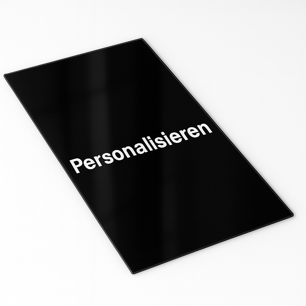 Personalisierbare Acrylglasbilder - Schwarz